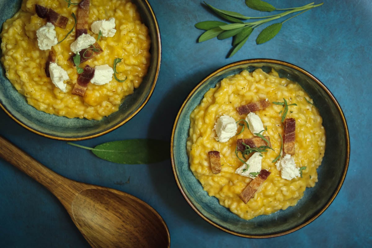 Butter Risotto Butternut Squash and Sage Risotto