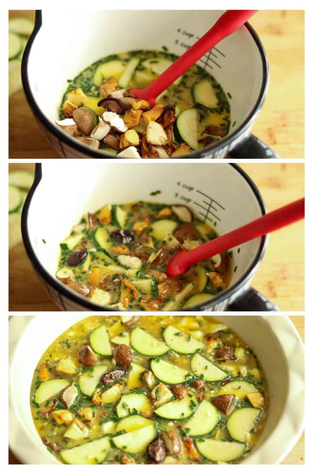 Zucchini Mushroom Frittata The Copper Table