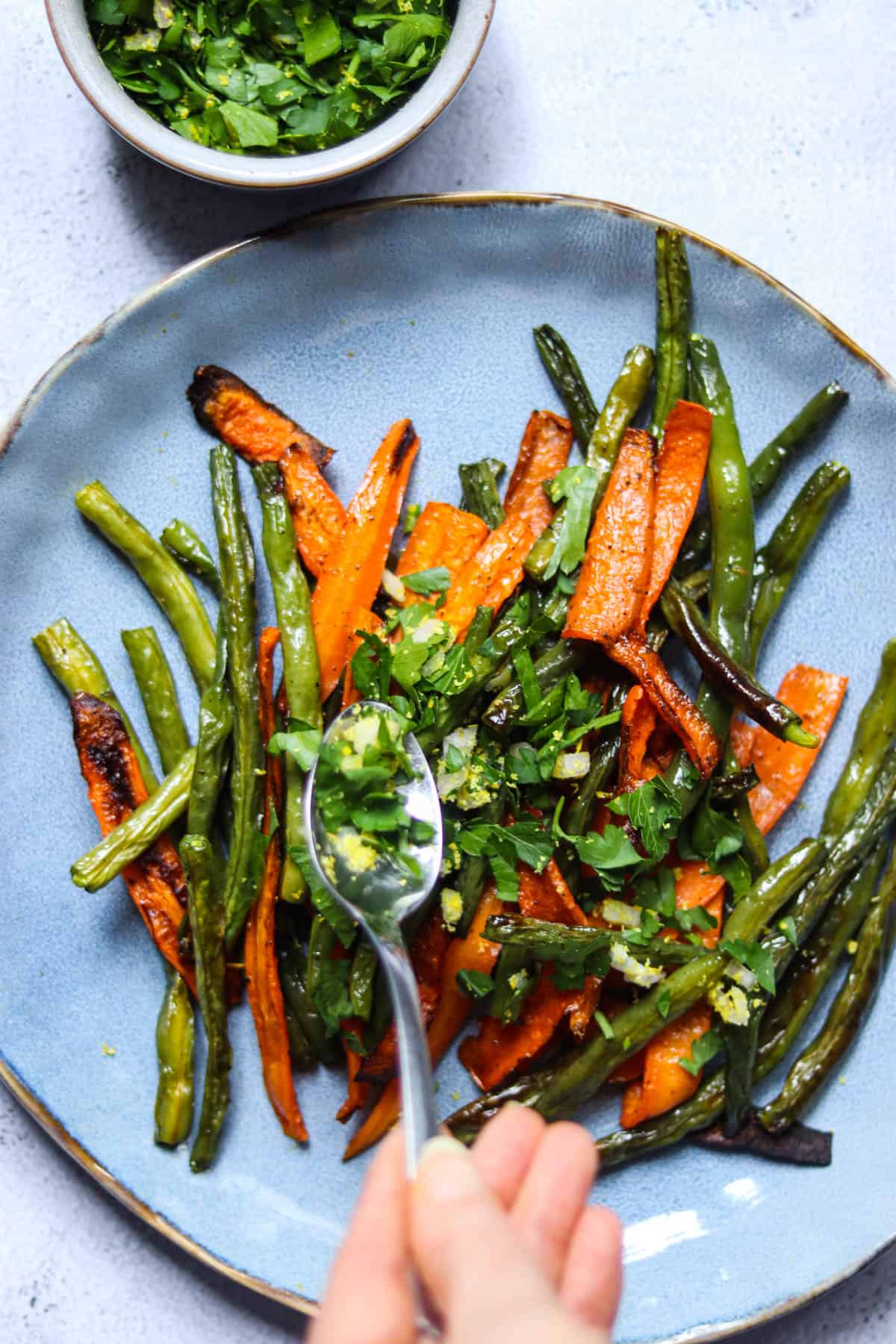 Roasted Green Beans And Carrots