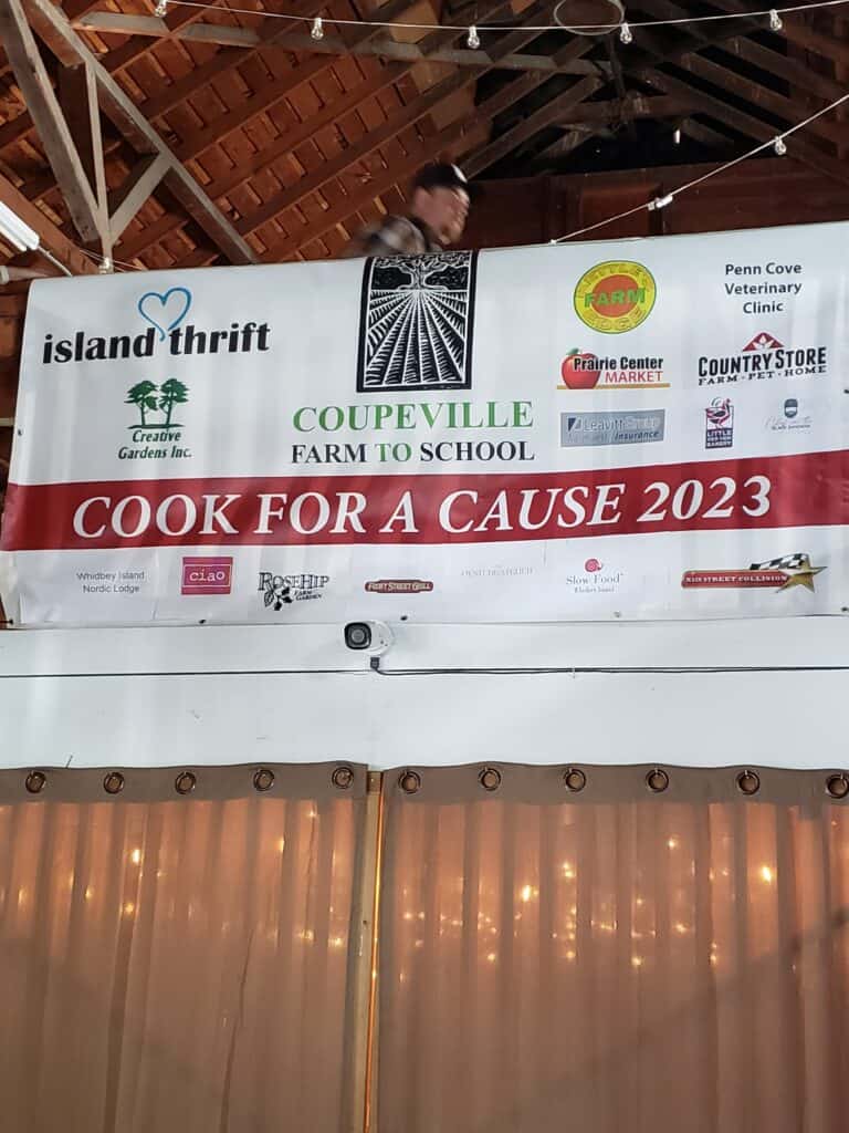 Cook for a Cause Banner.